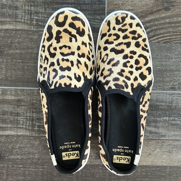 KEDS x KATE SPADE Double Decker Mule Leopard size 8.5 - Picture 3 of 8